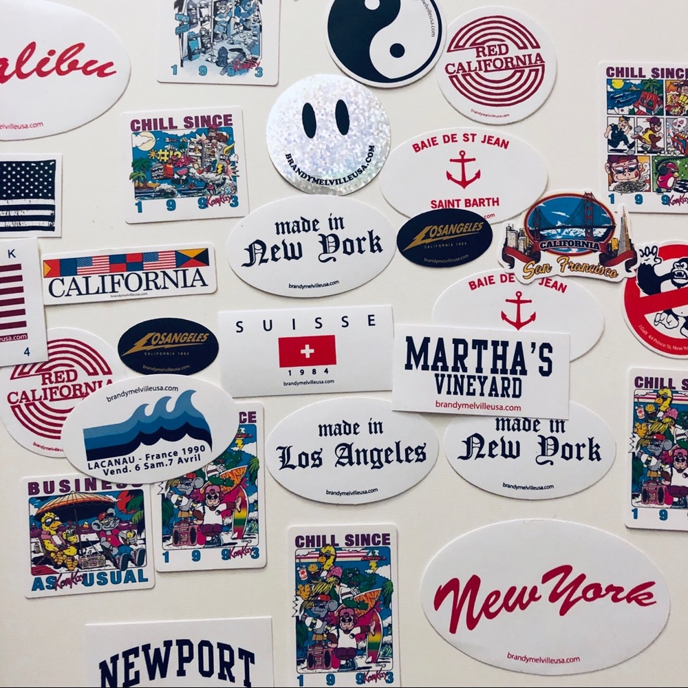 15 Random Brandy Stickers